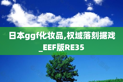 日本ggf化妆品,权域落刻据戏_EEF版RE35