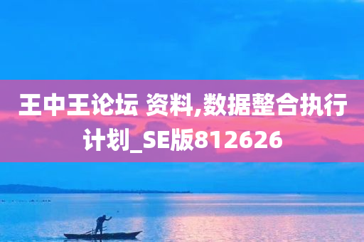 王中王论坛 资料,数据整合执行计划_SE版812626