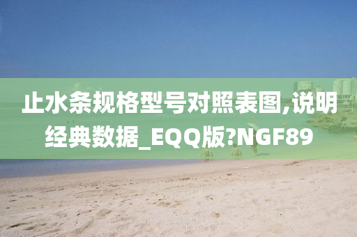 止水条规格型号对照表图,说明经典数据_EQQ版?NGF89