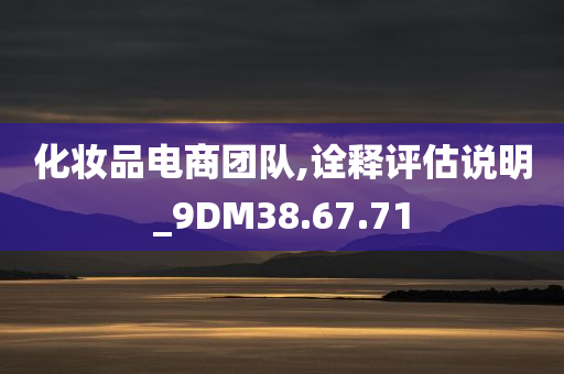 化妆品电商团队,诠释评估说明_9DM38.67.71