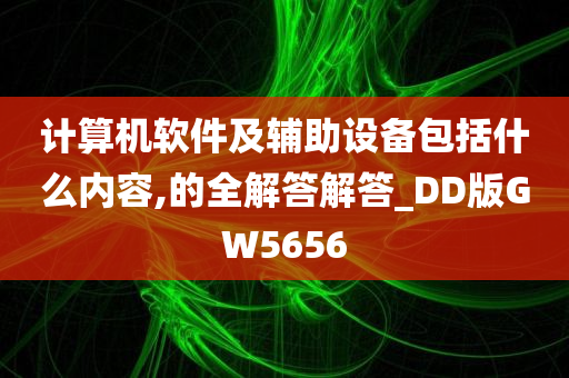 计算机软件及辅助设备包括什么内容,的全解答解答_DD版GW5656