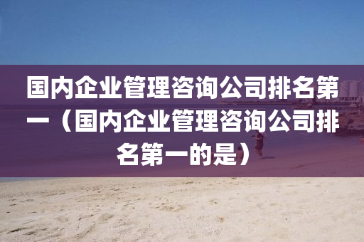 国内企业管理咨询公司排名第一（国内企业管理咨询公司排名第一的是）