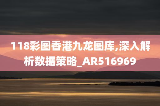 118彩图香港九龙图库,深入解析数据策略_AR516969