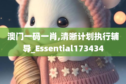 澳门一码一肖,清晰计划执行辅导_Essential173434