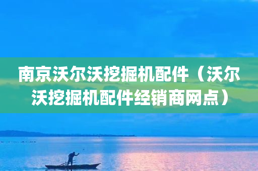 南京沃尔沃挖掘机配件（沃尔沃挖掘机配件经销商网点）