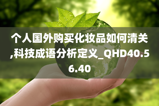 个人国外购买化妆品如何清关,科技成语分析定义_QHD40.56.40