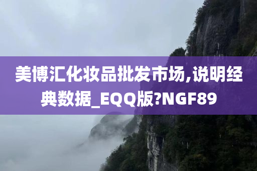 美博汇化妆品批发市场,说明经典数据_EQQ版?NGF89