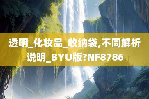 透明_化妆品_收纳袋,不同解析说明_BYU版?NF8786