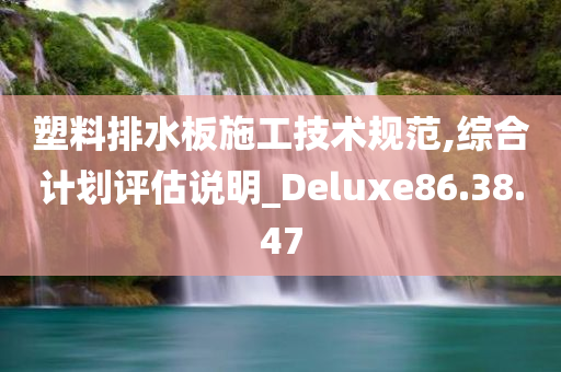 塑料排水板施工技术规范,综合计划评估说明_Deluxe86.38.47