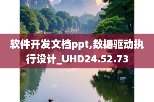 软件开发文档ppt,数据驱动执行设计_UHD24.52.73