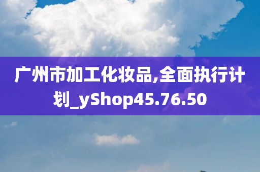 广州市加工化妆品,全面执行计划_yShop45.76.50