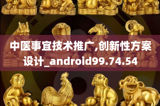 中医事宜技术推广,创新性方案设计_android99.74.54