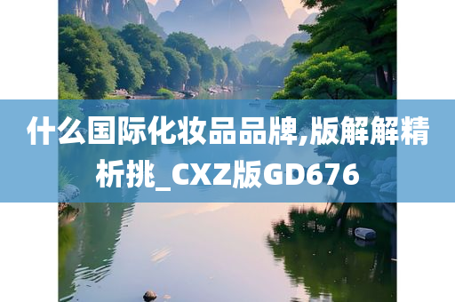 什么国际化妆品品牌,版解解精析挑_CXZ版GD676