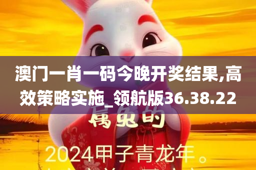 澳门一肖一码今晚开奖结果,高效策略实施_领航版36.38.22