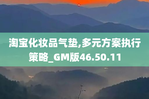 淘宝化妆品气垫,多元方案执行策略_GM版46.50.11