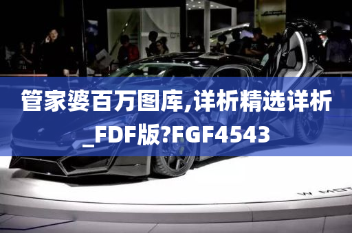 管家婆百万图库,详析精选详析_FDF版?FGF4543