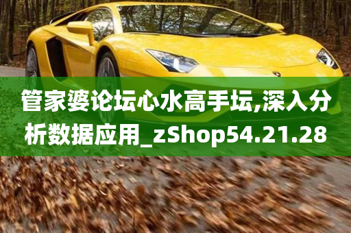 管家婆论坛心水高手坛,深入分析数据应用_zShop54.21.28