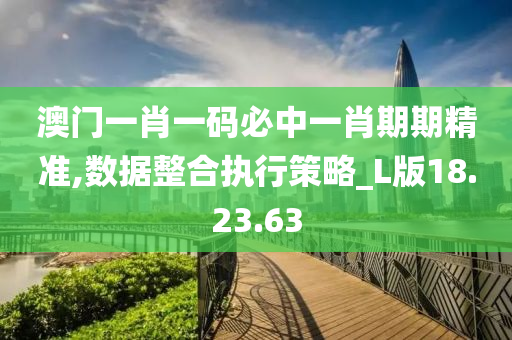 澳门一肖一码必中一肖期期精准,数据整合执行策略_L版18.23.63