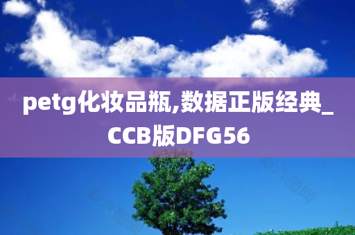 petg化妆品瓶,数据正版经典_CCB版DFG56