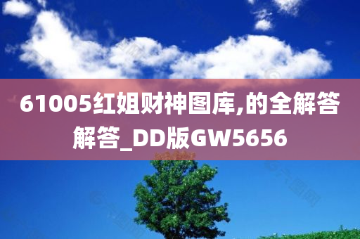 61005红姐财神图库,的全解答解答_DD版GW5656