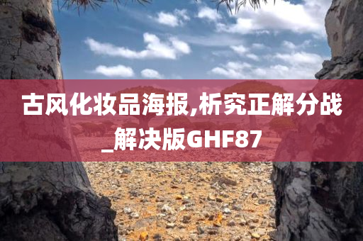 古风化妆品海报,析究正解分战_解决版GHF87