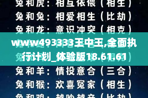 www493333王中王,全面执行计划_体验版18.61.61