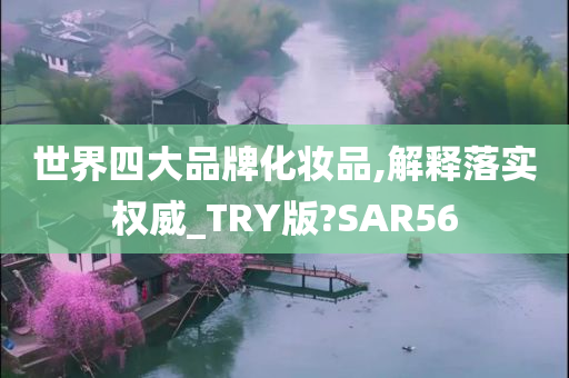 世界四大品牌化妆品,解释落实权威_TRY版?SAR56