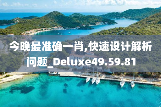 今晚最准确一肖,快速设计解析问题_Deluxe49.59.81