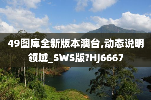 49图库全新版本澳台,动态说明领域_SWS版?HJ6667