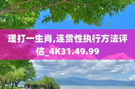 理打一生肖,连贯性执行方法评估_4K31.49.99