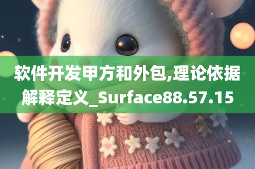 软件开发甲方和外包,理论依据解释定义_Surface88.57.15