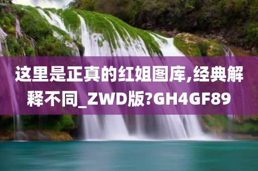 这里是正真的红姐图库,经典解释不同_ZWD版?GH4GF89