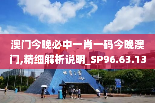 澳门今晚必中一肖一码今晚澳门,精细解析说明_SP96.63.13