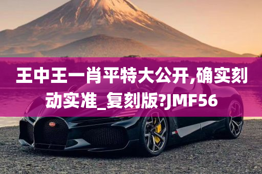 王中王一肖平特大公开,确实刻动实准_复刻版?JMF56