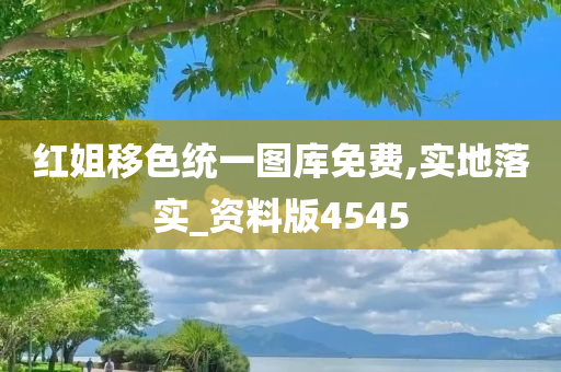 红姐移色统一图库免费,实地落实_资料版4545