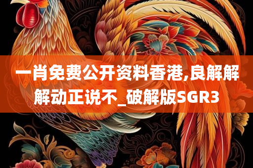 一肖免费公开资料香港,良解解解动正说不_破解版SGR3