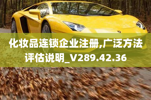 化妆品连锁企业注册,广泛方法评估说明_V289.42.36