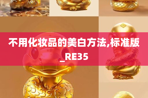 不用化妆品的美白方法,标准版_RE35