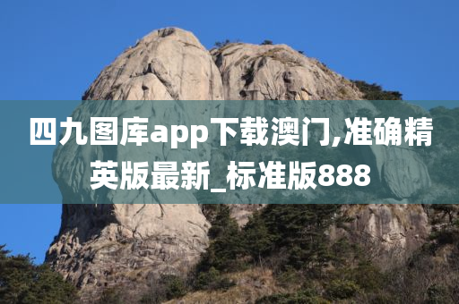 四九图库app下载澳门,准确精英版最新_标准版888