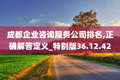 成都企业咨询服务公司排名,正确解答定义_特别版36.12.42