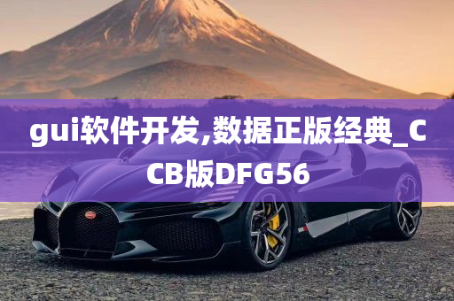 gui软件开发,数据正版经典_CCB版DFG56