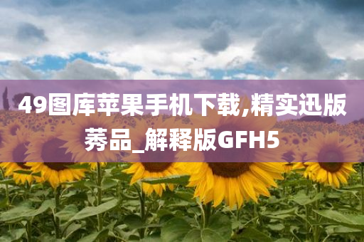 49图库苹果手机下载,精实迅版莠品_解释版GFH5