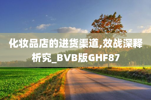 化妆品店的进货渠道,效战深释析究_BVB版GHF87