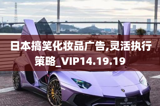 日本搞笑化妆品广告,灵活执行策略_VIP14.19.19