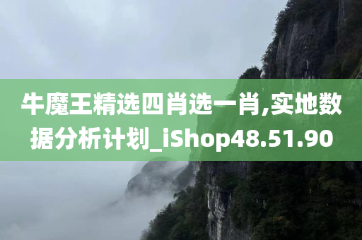 牛魔王精选四肖选一肖,实地数据分析计划_iShop48.51.90