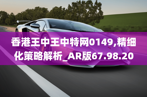 香港王中王中特网0149,精细化策略解析_AR版67.98.20