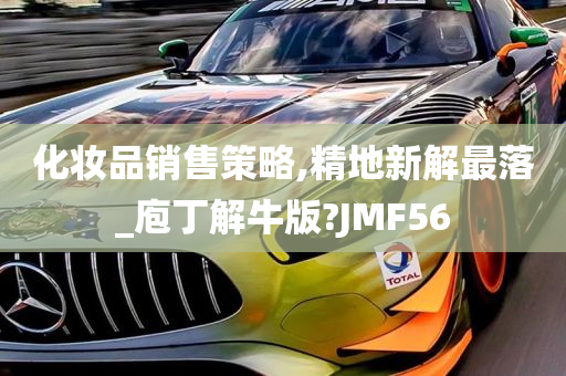 化妆品销售策略,精地新解最落_庖丁解牛版?JMF56