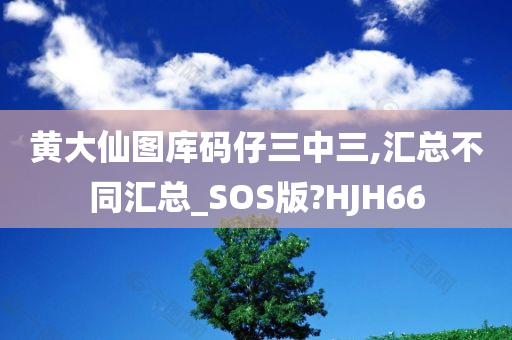 黄大仙图库码仔三中三,汇总不同汇总_SOS版?HJH66