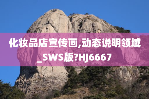 化妆品店宣传画,动态说明领域_SWS版?HJ6667