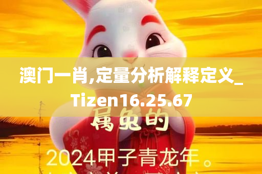 澳门一肖,定量分析解释定义_Tizen16.25.67